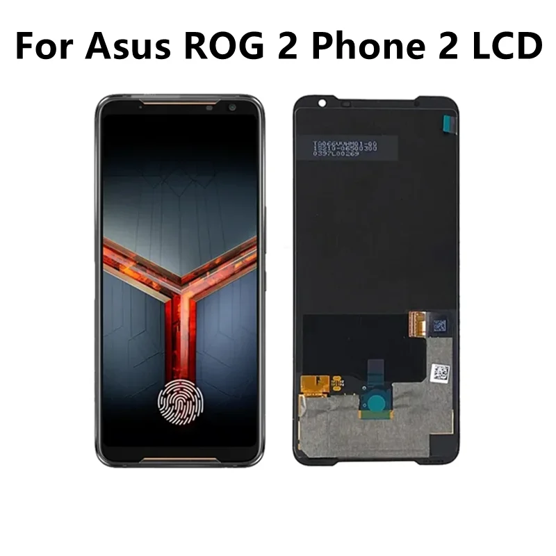 

6.59";For Asus ROG 2 Phone 2 ZS660KL LCD Display Touch Screen Digitizer Assembly For ASUS ROG Phone2_I001D LCD With Fingerprint