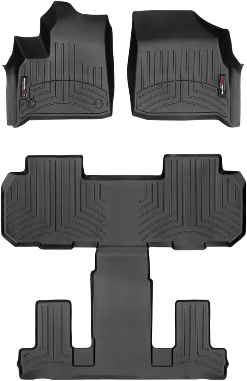 

Всепогодные коврики WeatherTech для салона автомобиля, индивидуальная подгонка, черный цвет