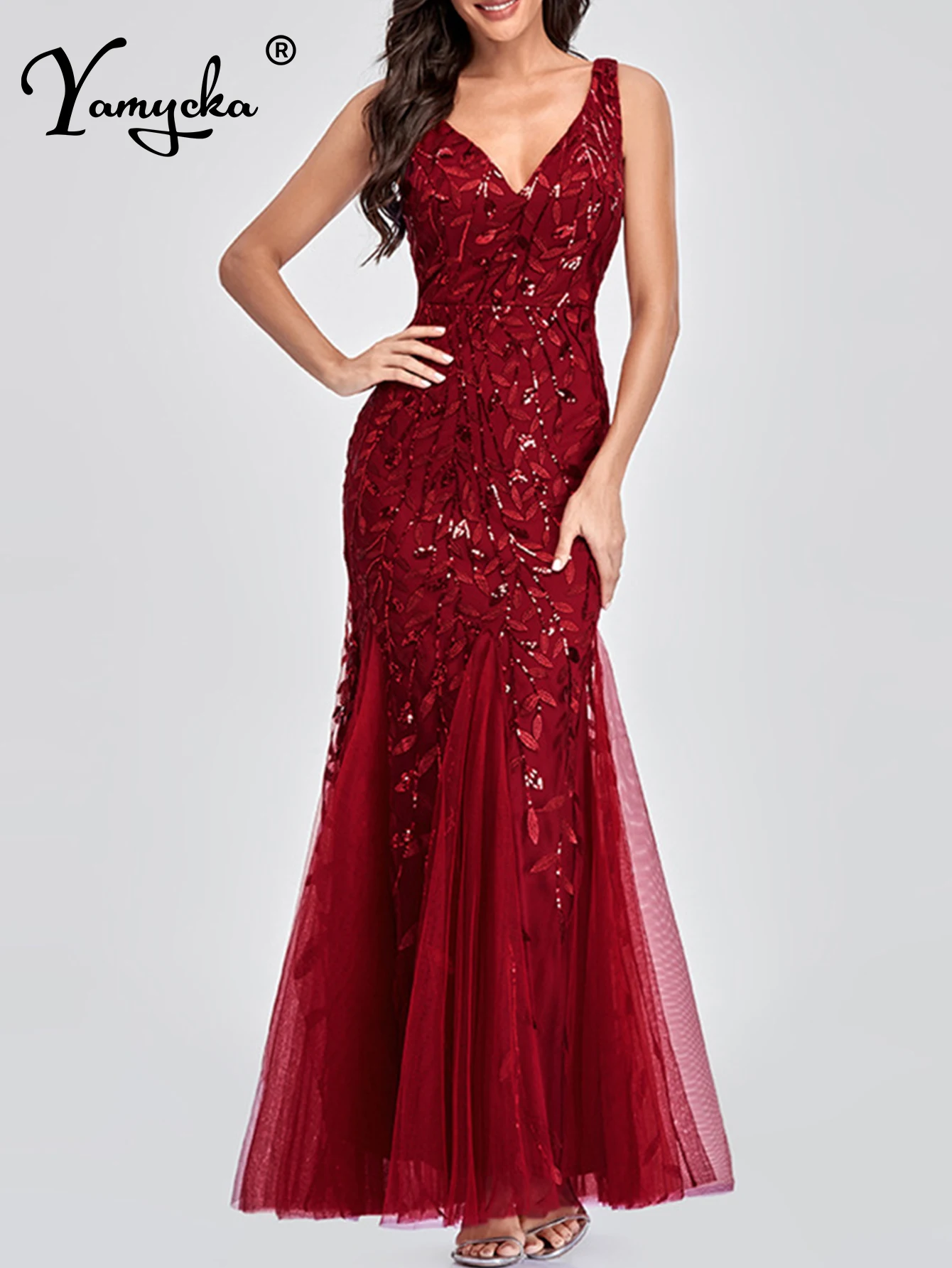 Seksowna sukienka letnia w stylu vintage z cekinami, elegancka sukienka na wesele, luksusowa sukienka wieczorowa bez pleców, długa suknia na bal, vestidos