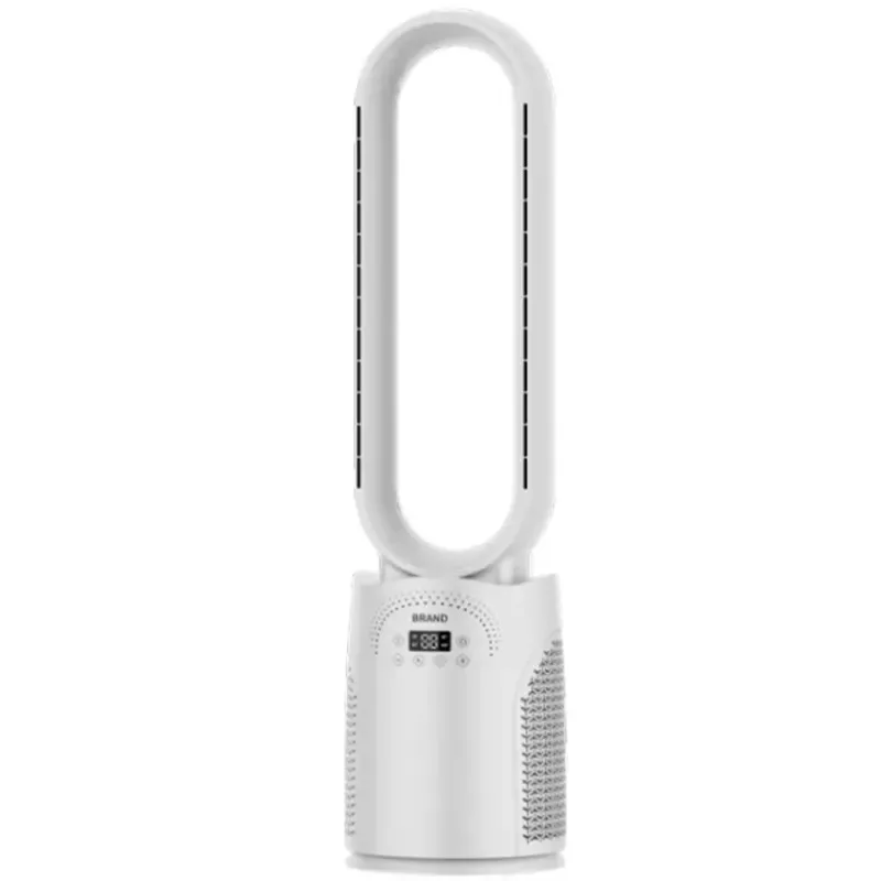 Wholesale Electric Bladeless Floor Fan Natural Wind Air Circulation Vertical Standing Cooling Fan