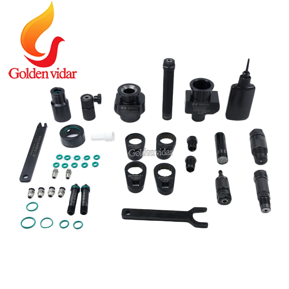 XPI Tool for Cummins,with Disassembly and Assembly Tools,Return Oil Fixture,Wrench,Seal Ring,Oil Guide Pipe,For Injection System