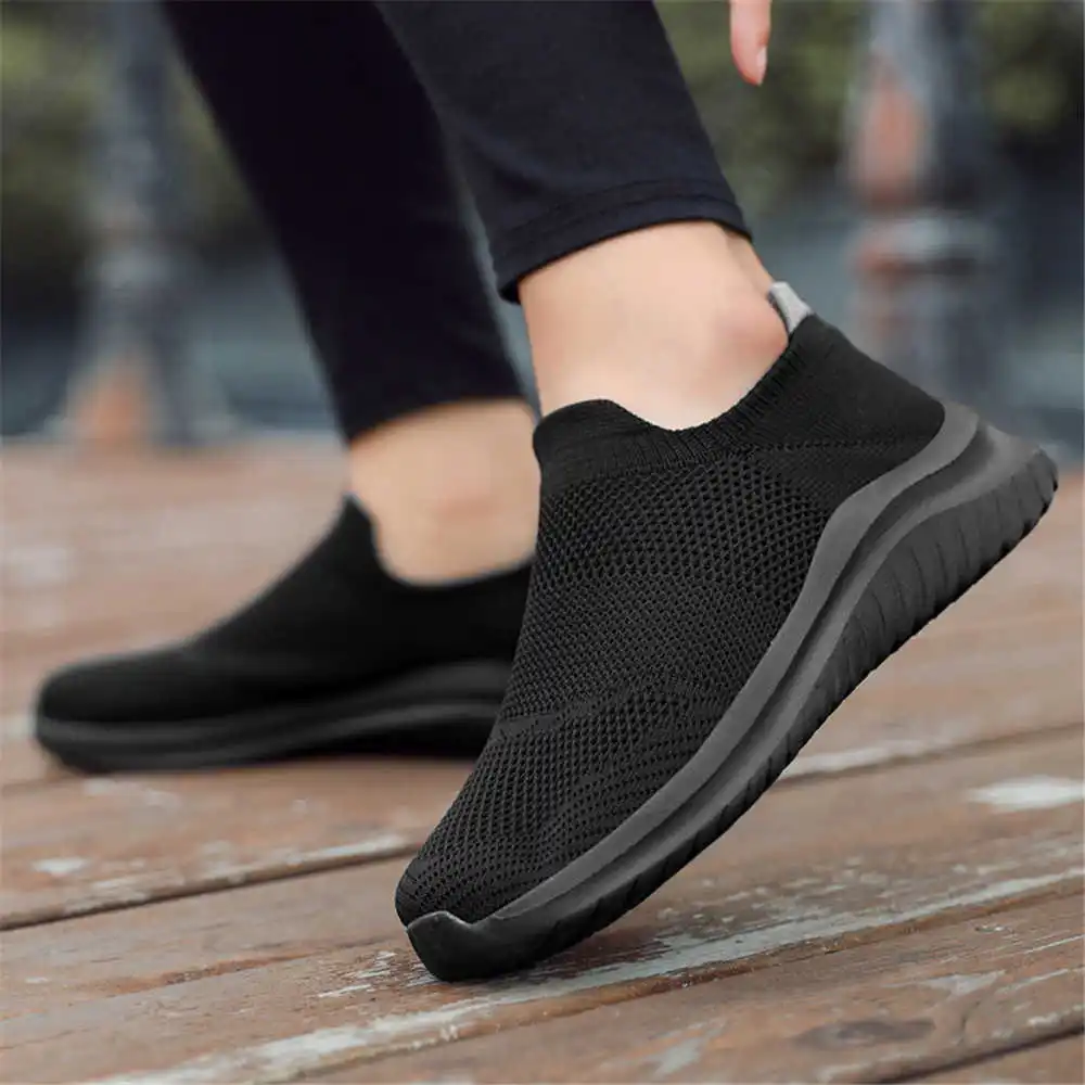 Knit Lazy Men Shoes 12 Size Casual White Vulcanized Sneakers Most Popular Items 2023 Sport Footwear Shows All Brand Trends