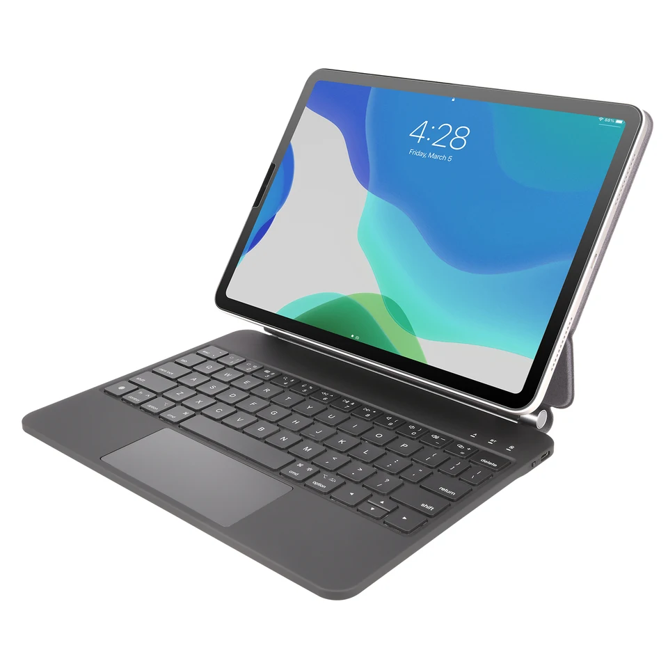 Rii-iPad Pro,Air 5, Air 4,Hl128,2018-2022用の魔法のキーボード