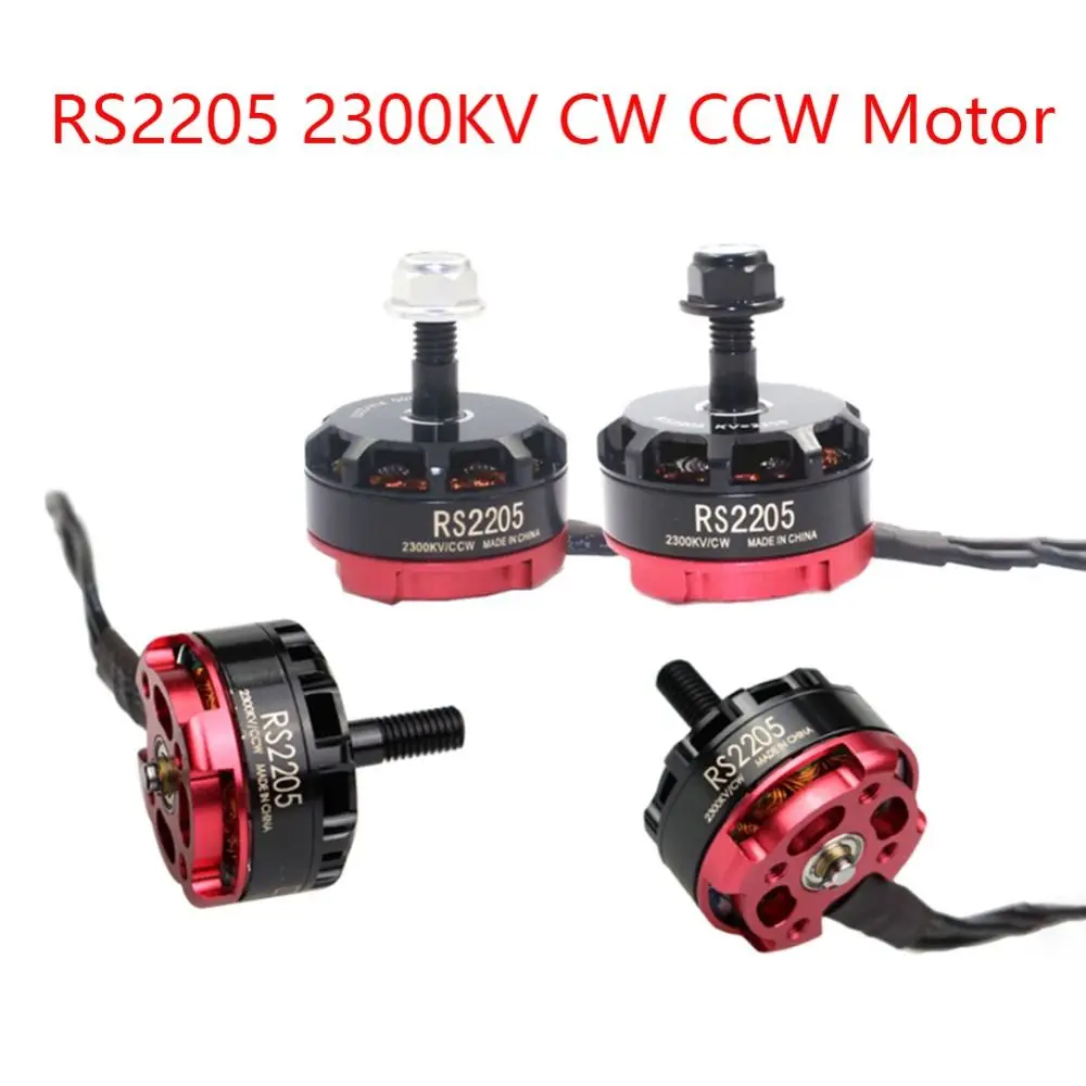 Fai da te RS2205 2300kv CW CCW motore Brushless RC parti di aerei RC motore 5045 elica Mini motore FPV RC QAV250 X210 Racing Drone