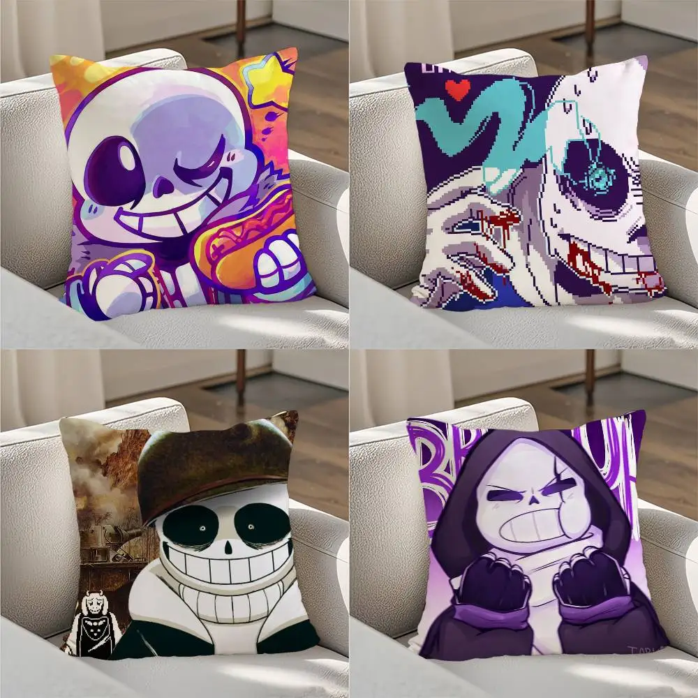 

S-Sans Undertale Anime Home decoration pillowcases are suitable for sofas, bedrooms, car pillowcases and square cushions
