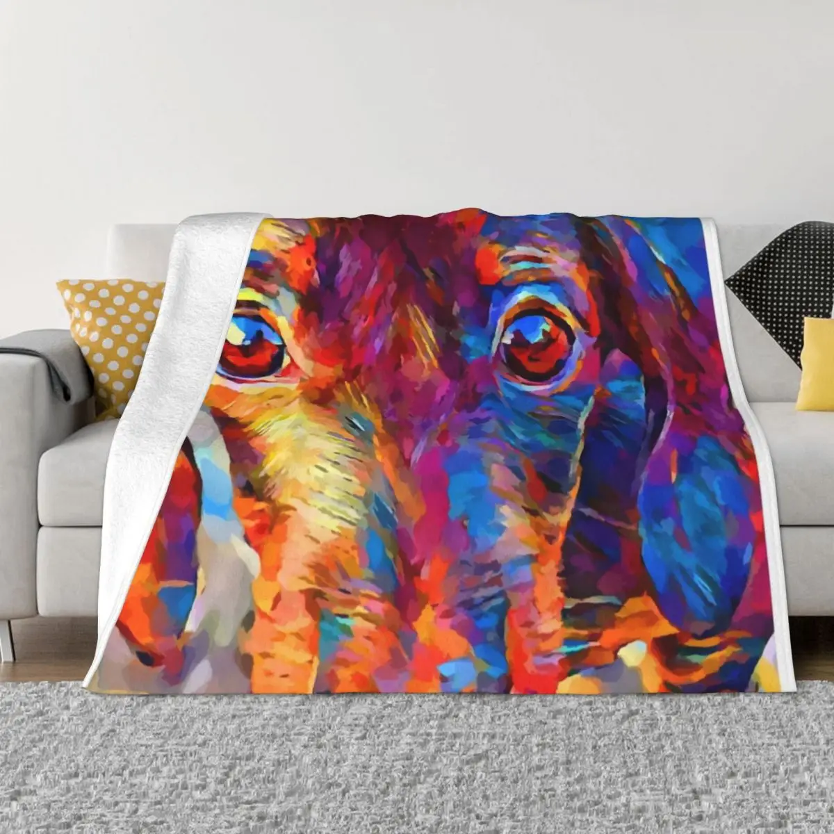 

Miniature Dachshund 3 Throw Blanket Bed linens Blanket Sofa Blankets For Baby Decorative Sofa Blankets