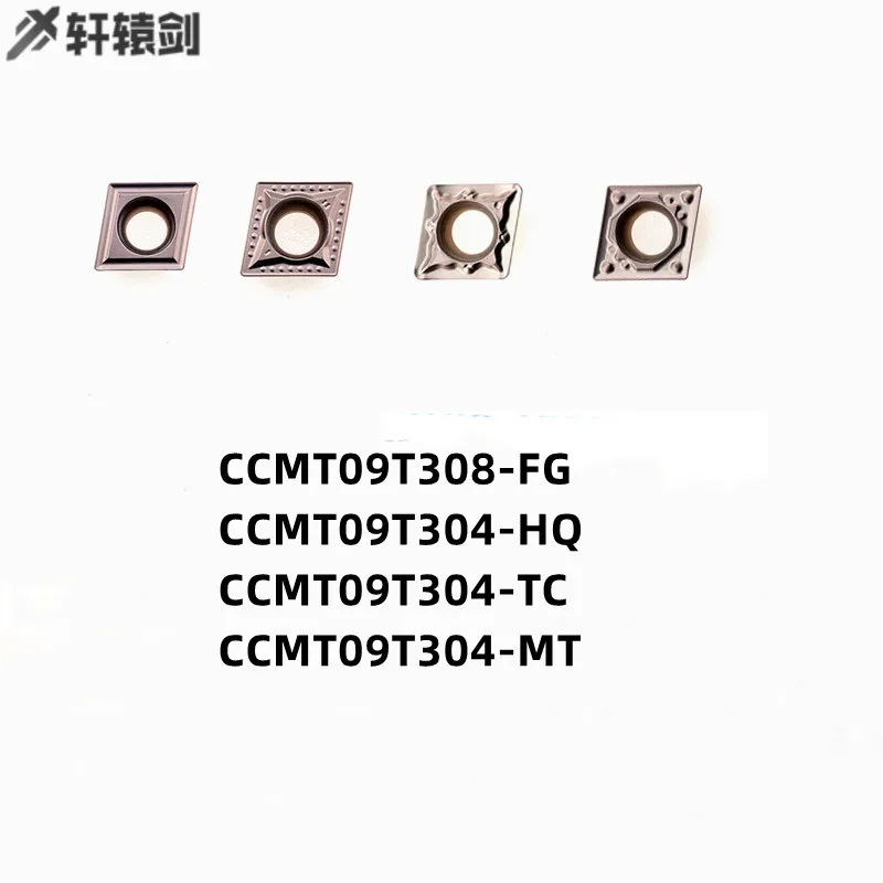 10 Chiếc CCMT09T304 HQ LF90 CCMT09T304 TC LF90 CCMT09T304 MT LF90 CCMT09T308 FG LF90 Tiện Dụng Cụ Cắt Carbide Biến Dạng trong