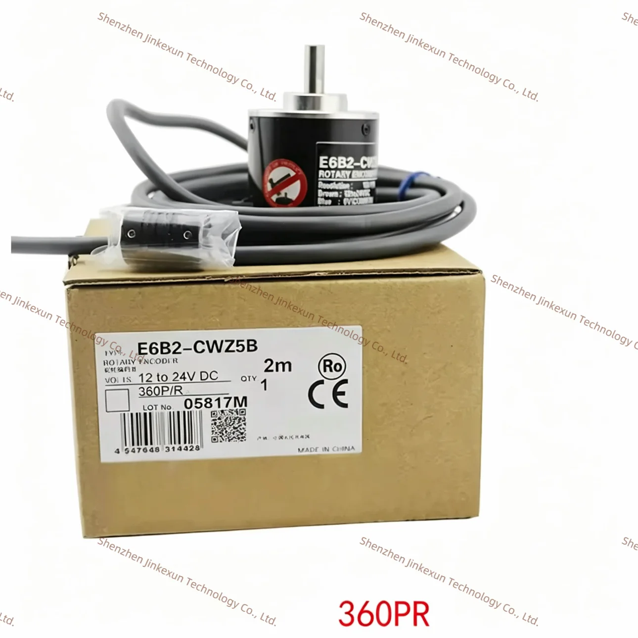 E6B2-CWZ5B Incremental Rotary Encoder 200/360/500/600/1000/2000P/R 12-24V Industrial Speed Measuring Sensor