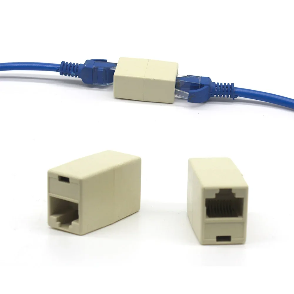 CAT 5/6/7/8 شبكة إيثرنت مزدوجة مستقيم رئيس كابل شبكة محلية النجار المقرنة RJ45 CAT 5/6/7/8 موسع التوصيل كابل الشبكة Connecto