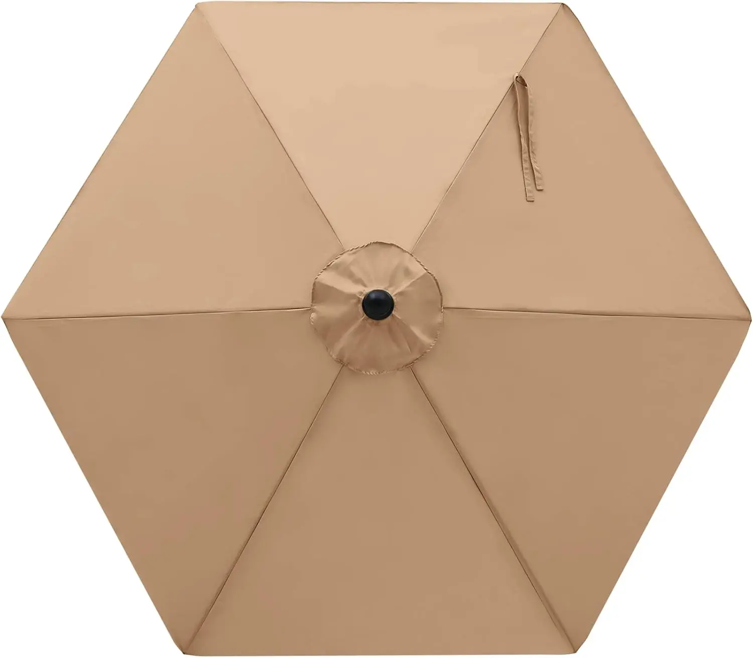 

7.5 ft Patio Umbrella Canopy Replacement - Beige, 6 Ribs Only