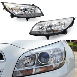 Reamocea 1Pc Left/Right Car Front Headlight Head Lamp Halogen/Xenon Version Fit For Chevrolet Malibu 2012-2013 2014 2015