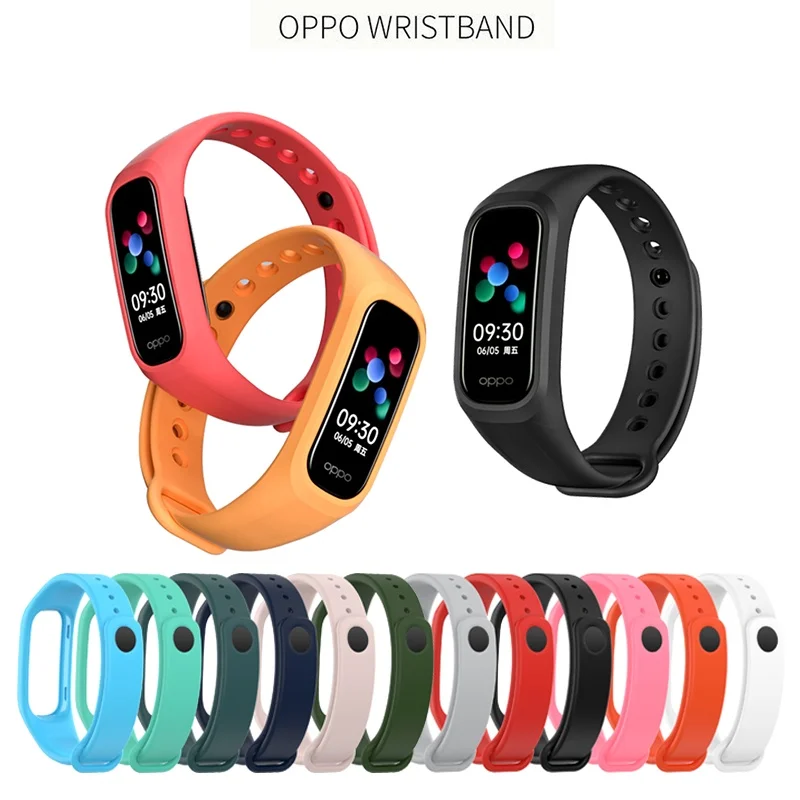 Silicone Strap For OPPO Band eva Accessories Waterproof Replacement Bracelet Sport fashion wristband