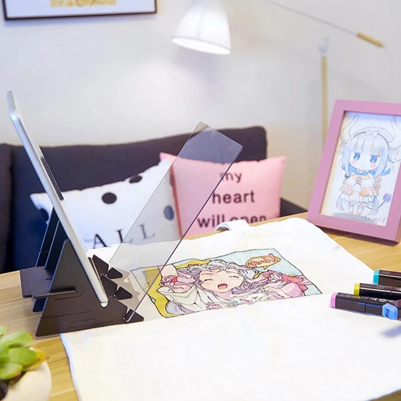 Sketch Tracing Drawing Board Optical Draw LED Projector Painting Copy Board Specular Reflection Dimming Bracket Holder Child