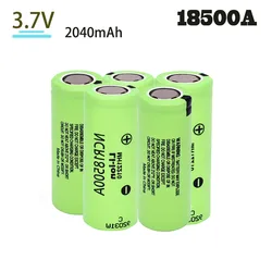 100% original 3.7V 18500 2040mah lithium-ion rechargeable battery suitable for Panasonic NCR18500A 3.6V battery suitable for toy