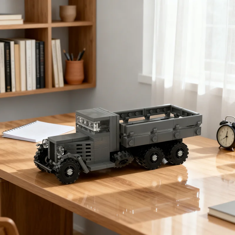 

191 шт. MOC ZIS 6 Советский Грузовик 1 Масштабная Система Модель Строительные Блоки Архитектурные Игрушки DIY Рождественский Подарок Идея Кирпич Образование