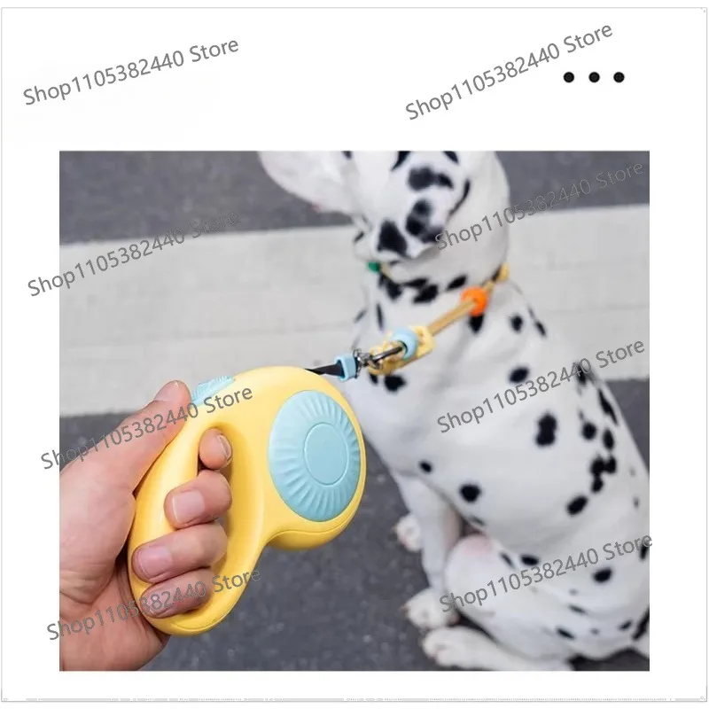 The dog leash is automatically retractable and adjustable to prevent breaking free. The walking dog rope is universal for dogs.