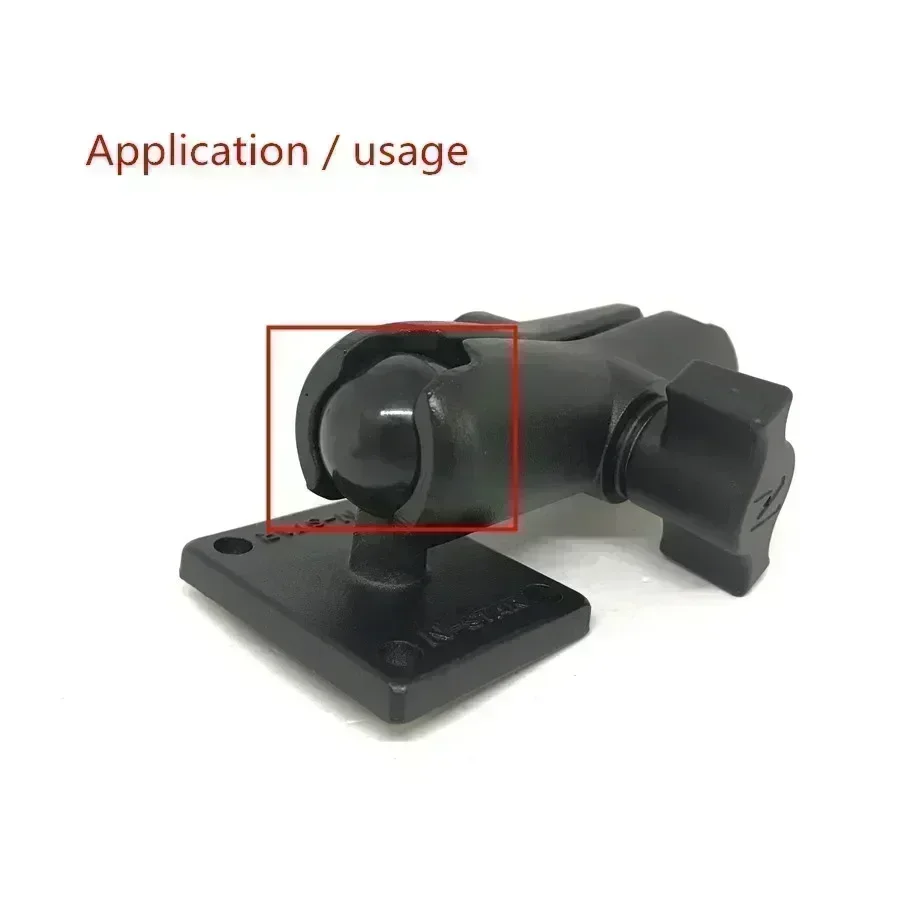 Jadkinsta 1 أو 1.5 بوصة كرة مطاطية جبل إلى الألومنيوم دراجة نارية مستديرة مربع تصاعد قاعدة لوحة للهواتف المحمولة كاميرا Gopro