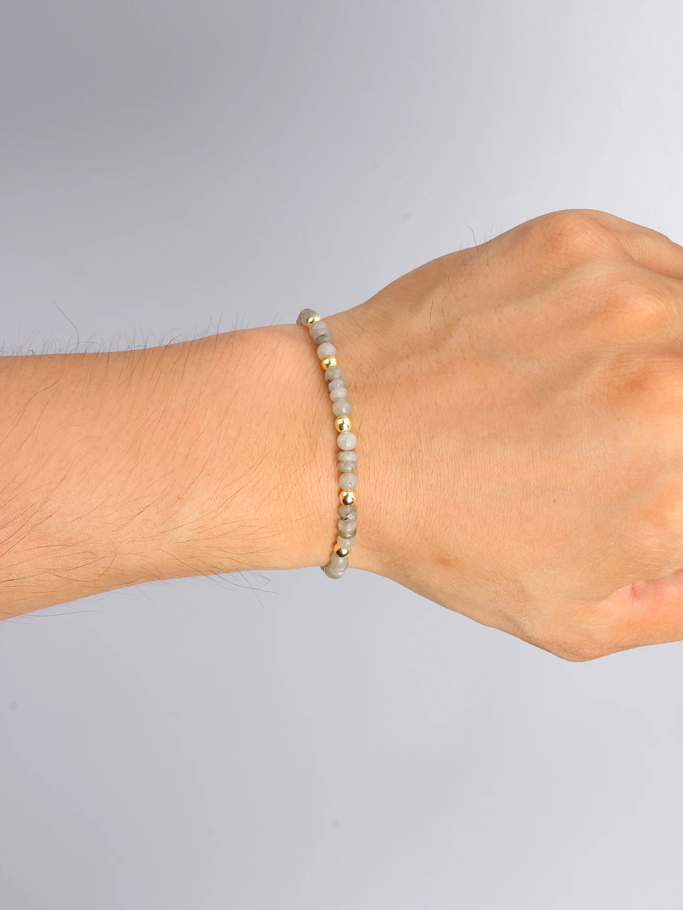 4mm Labradorite Bracelet Mini Abacus Bead Natural Stone Energy Healing Reiki Charm for Protection Positive Energy Chakra Jewelry