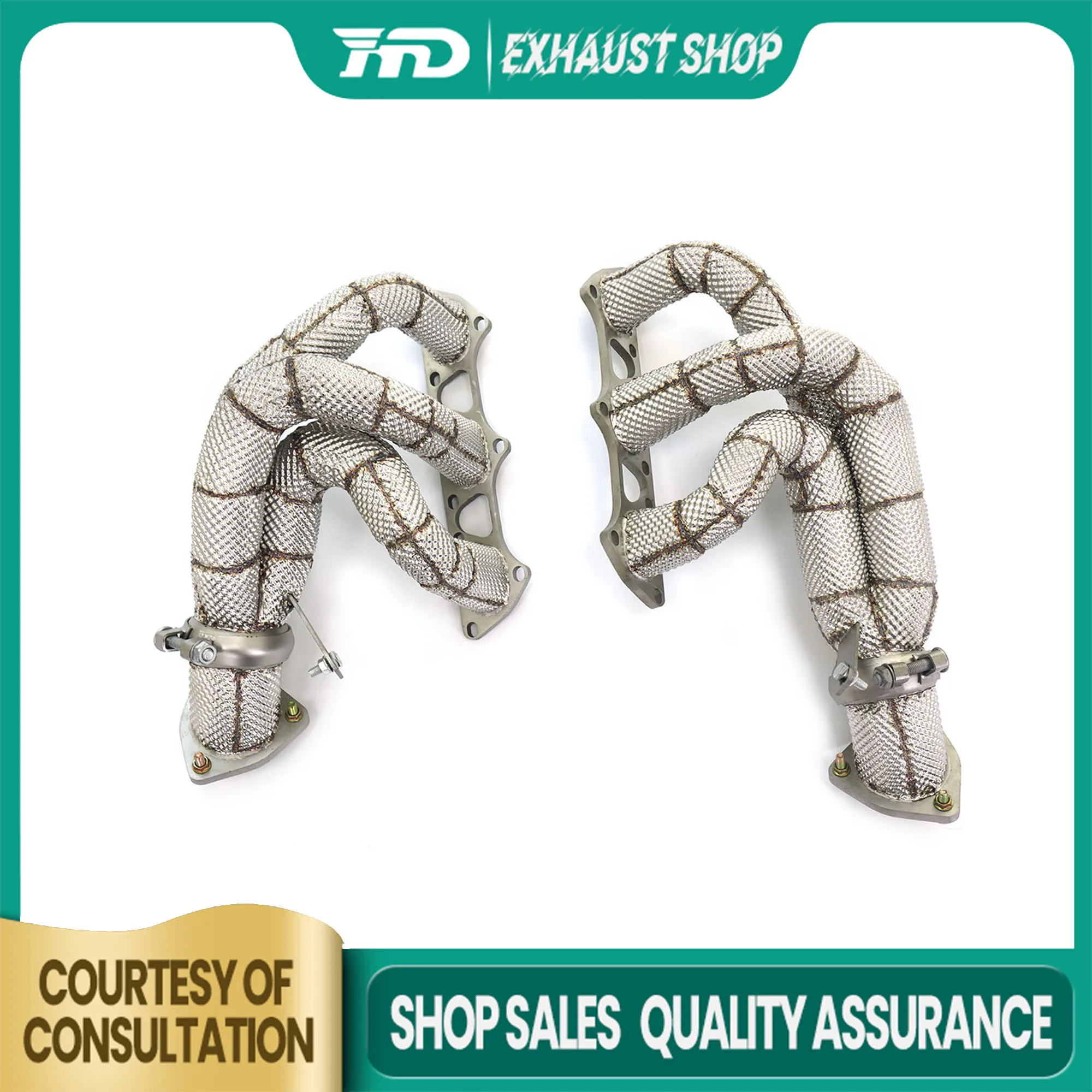 

Высококачественный коллектор для Porsche 718 GT4 RS 4,0L, теплозащитный экран, выхлопная система из нержавеющей стали, коллектор с высокой производительностью потока HMD