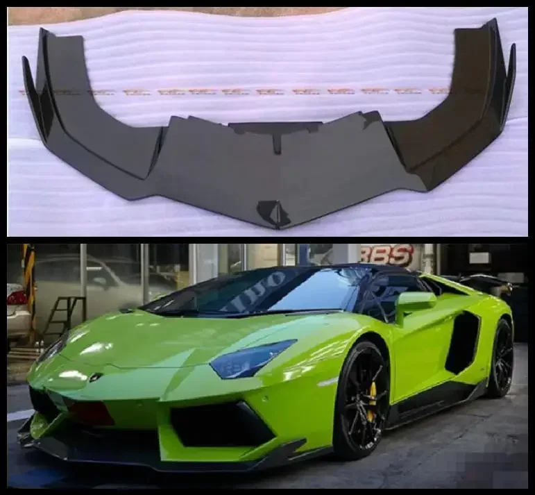 RZ Style Real Carbon Fiber Front Bumper Lip Splitters Cup Flaps Cover For Lamborghini Aventador LP700 LP720 LP750 2011-2018