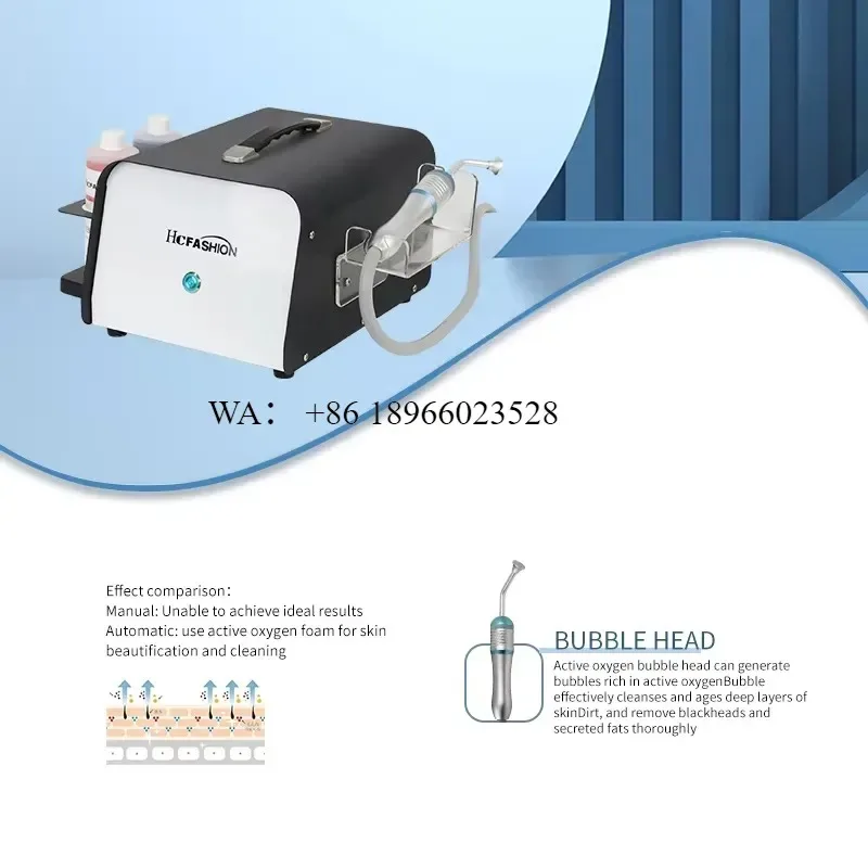 WMWMNU for Desktop Active Oxygen Bubble Facial Professional Deep Cleansing Blackhead Removal Care Equipment