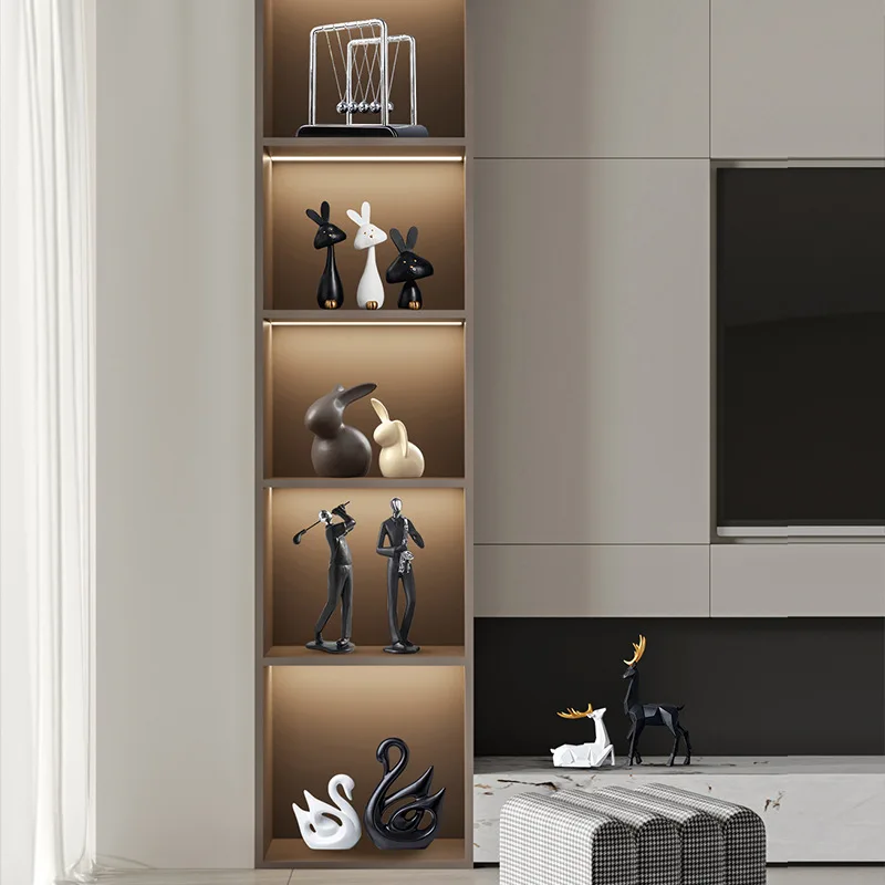 Wine cabinet decorations, light luxury living room TV cabinet, home accessories, soft furnishings with a high-end feel, housewar