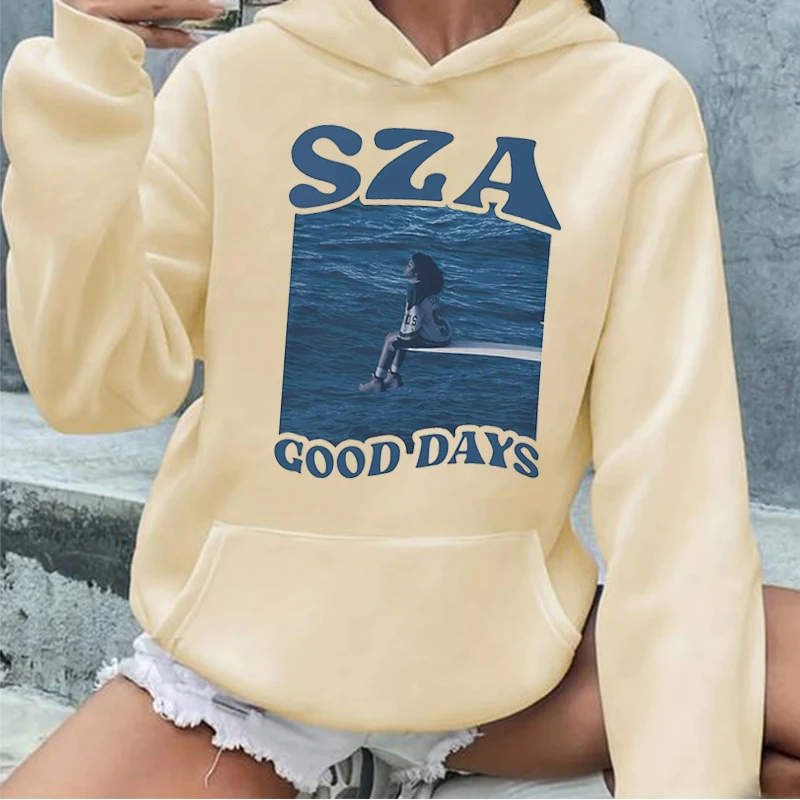 Good Days Sza Song Hoodi For Men Wome Sweatshirt Street Clothing Trendy Fashion Winter Clothing Gifts For Fans