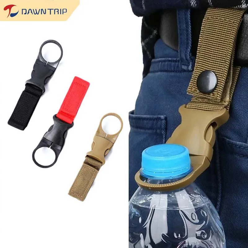 Wasserflaschenhalter, hängende Flasche, Schnallenclip, Karabiner, tragbarer Mineralwasserflaschenclip für Outdoor, Camping, Wandern, Zubehör