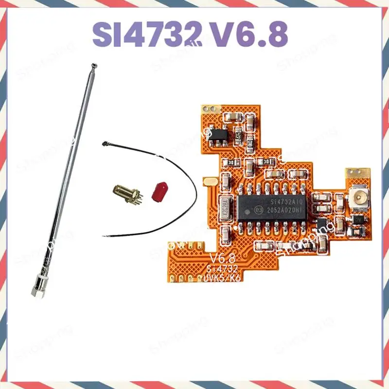 M20K SI4732 V6.8 FPC Modified Module+Antenna Forquansheng UVK5 K6  Shortwave Full Band Reception/Single Sideband Reception