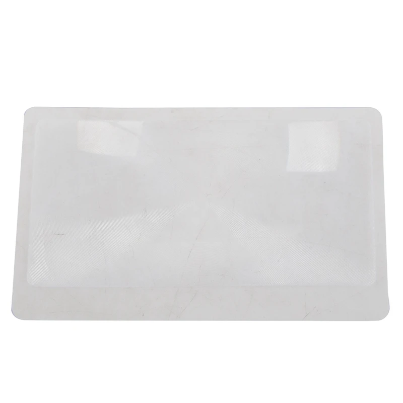 4Pcs 3 X Magnifier Magnification Magnifying Fresnel Pocket Credit Card Size Transparent Magnifying Glass