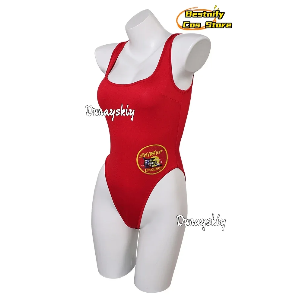 CosplayParker Cosplay Swimsuits Costume Baywatch Disguise Summer Beach Wear Swimwear Bikini Women Roleplay Zentai Suit Anime Out