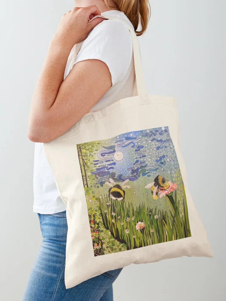 The Buzz Tote Bag Big bag women Portable shopping bag custom fabric