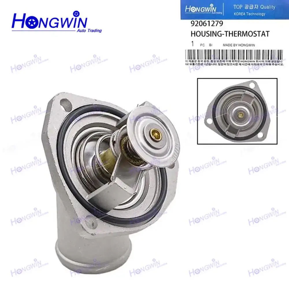 Termostato de refrigerante del motor para Daewoo Espero VAUXHAll Chevrolet Opel 9206 1279 / 862016392 / 352035387000 116987344 92061279