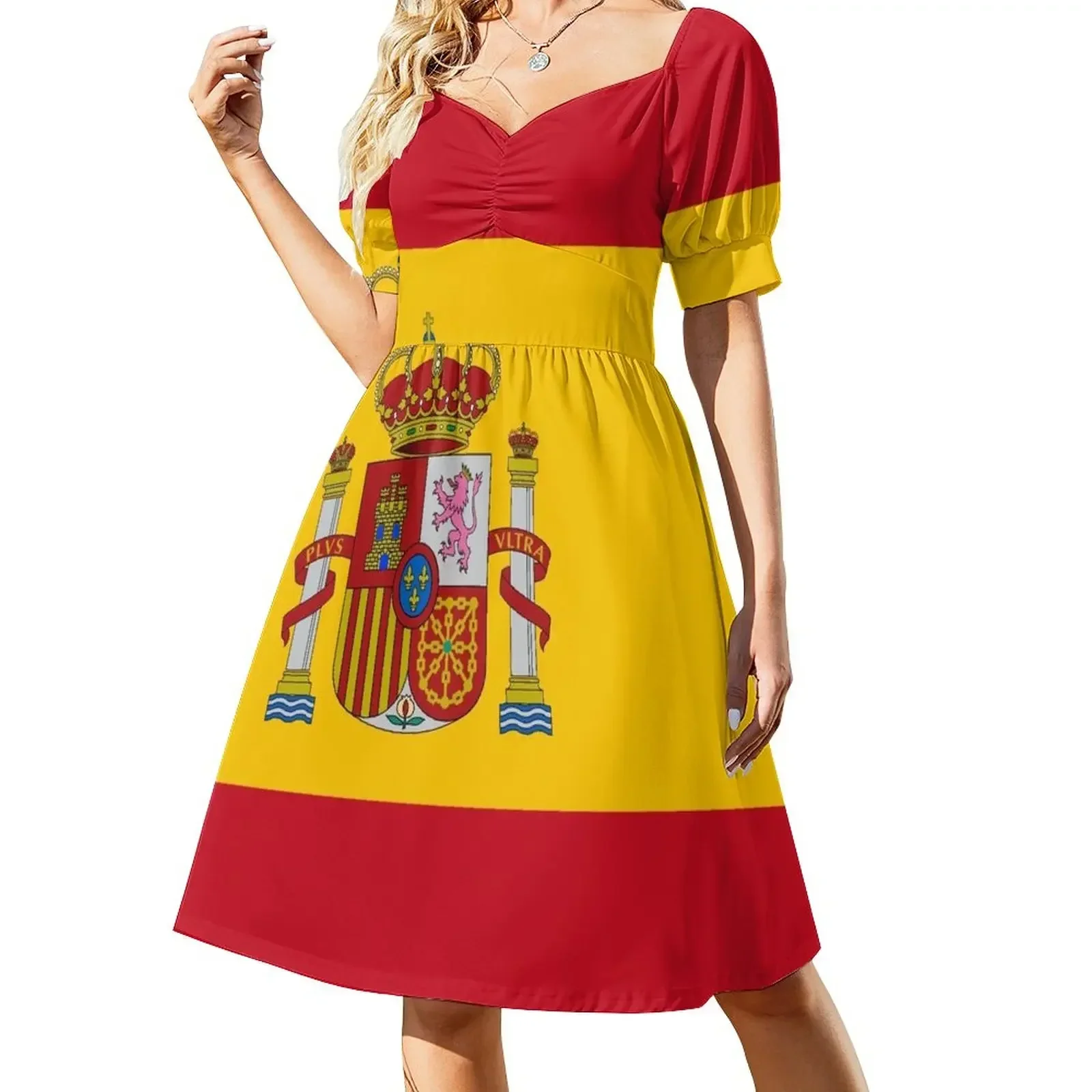 

Spain flag Sleeveless Dress womens dress dress for women