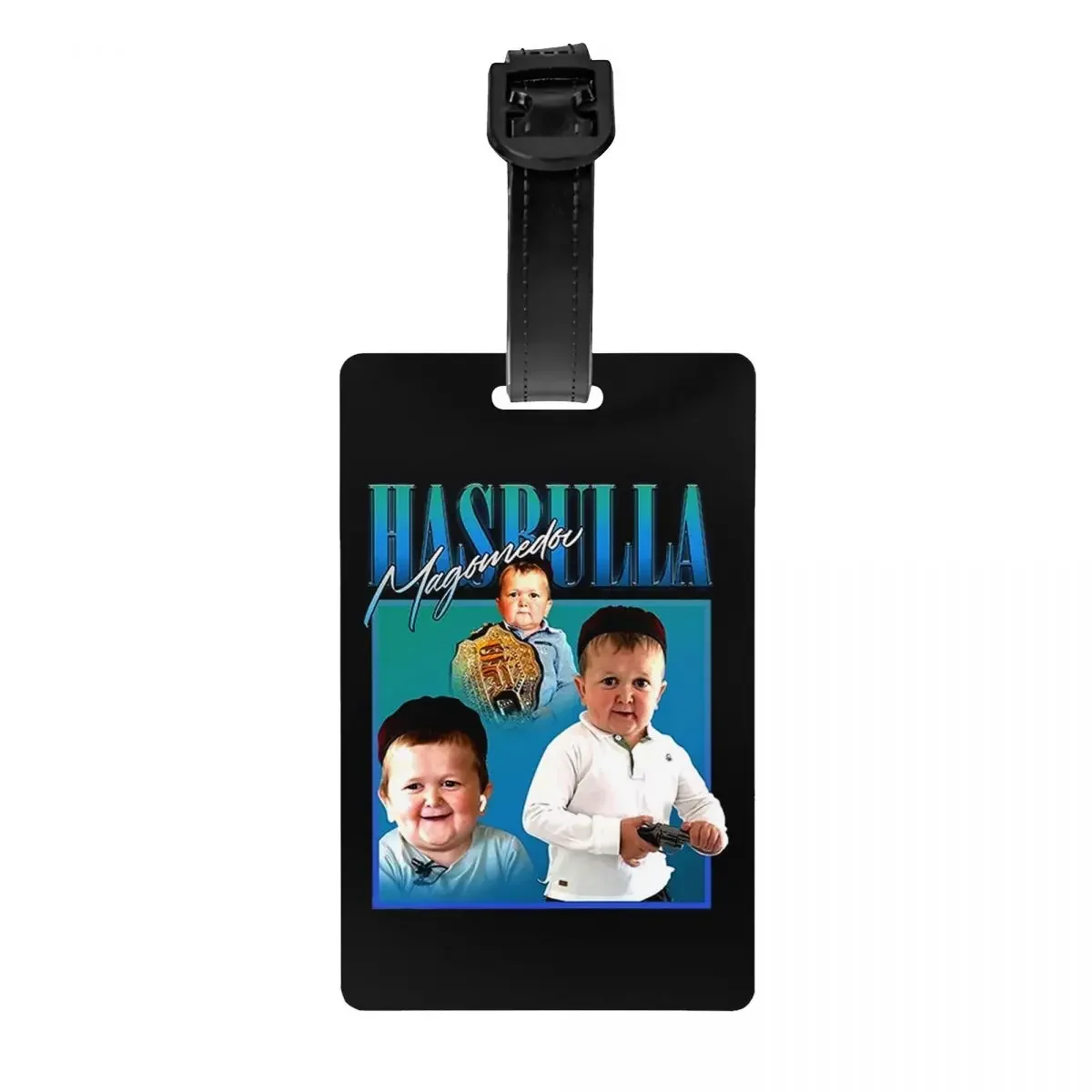 

Hasbulla Hasbullah Smile Luggage Tag Custom Funny Meme Baggage Tags Privacy Cover Name ID Card