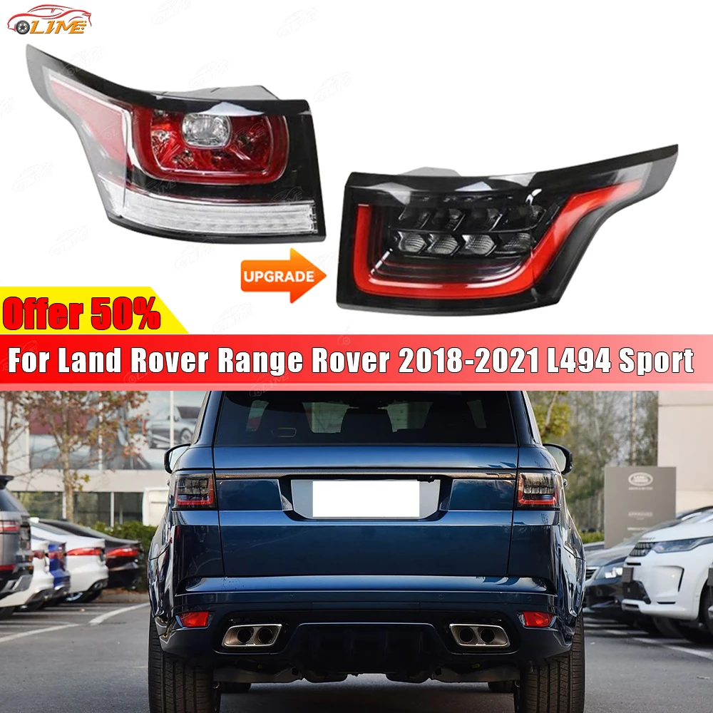 

For Land Rover Range Rover 2018-2021 L494 Sport 6pins Rear Brake Turn Signal Lamp Car Tail Light Assembly Taillights Auto Parts