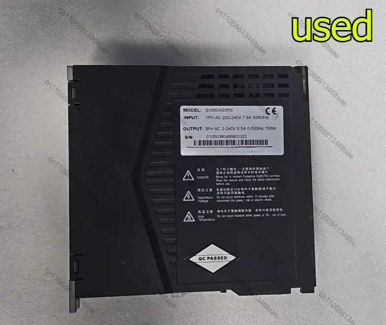 1pcs accessories servo drive sv660as5r5i 750w, input ac200-240v 7.9a, three-phase output 0-240v 5.5a