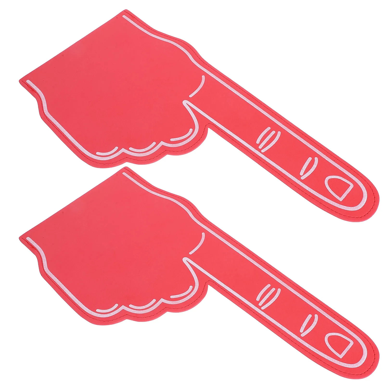 2 قطعة أيدي المشجع إصبع رغوة خفيفة الوزن الهتاف الدعائم للأحداث الرياضية حفلة تفضل روح المدرسة اكسسوارات كرة القدم