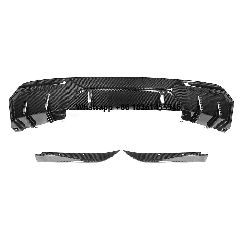 For 21-23 G26 I4 Edrive35 Edrive40 M50 VS Style Splitter Dry Carbon Fiber Rear Bumper Lip Diffuser
