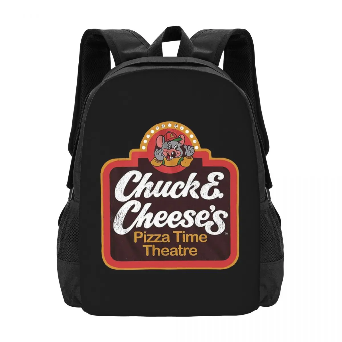 

Chuck E Cheeses Pizza Time Theater Backpack Hot Sale Daypack Large Capacity Kids BookBag School Bag Shoulder Bags for Men Women