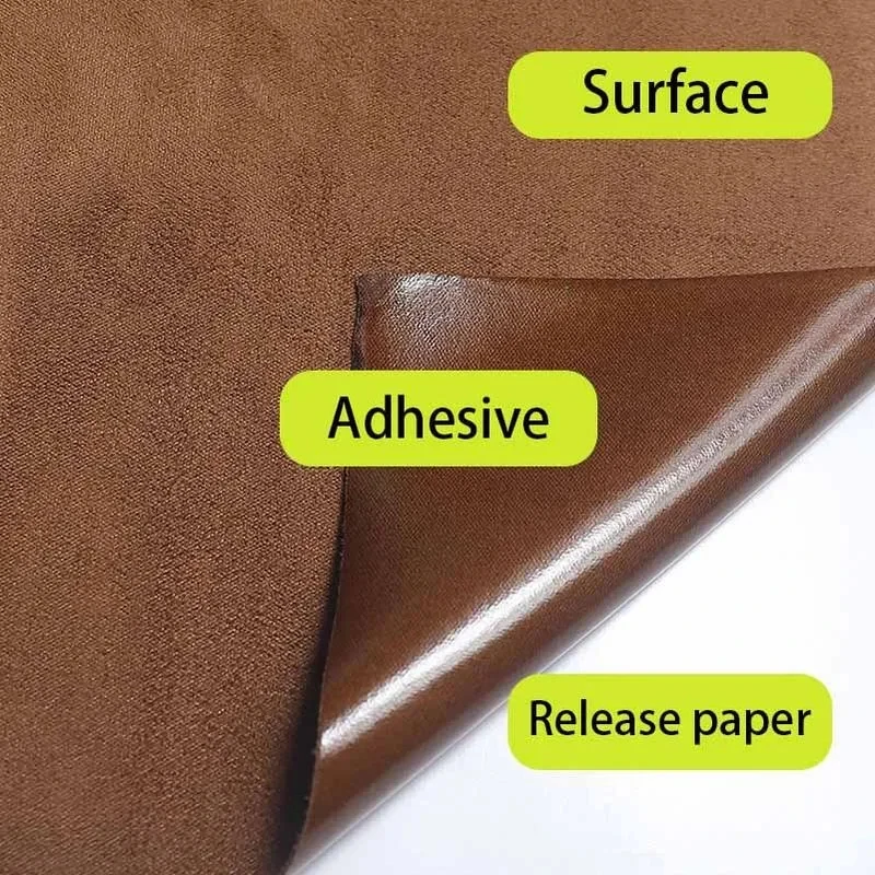 30x200cm Self Adhesive Suede Fabric Roll Car Interior Modification Sofa Repair Jewelry Box Elastic Velvet Cloth Sticker