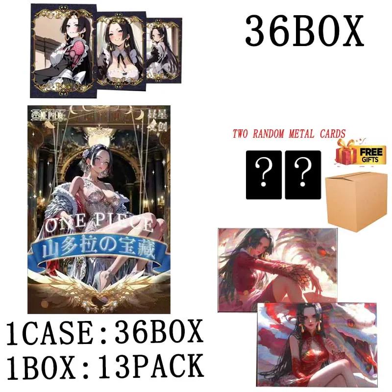 

Оптовая продажа, аниме One Piece Zhouxing Wenchuang, коллекция Sandora's Treasure Booster Box Waifu, подарок на день рождения для взрослых, игрушка для детей
