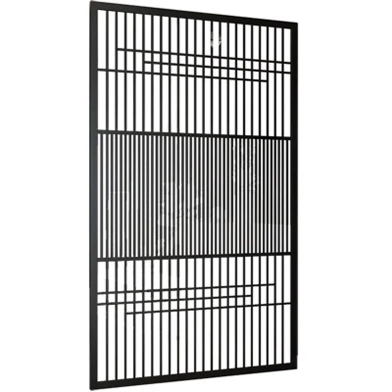 Household wrought iron partition screen Office decoration hollow screen Hotel floor screen