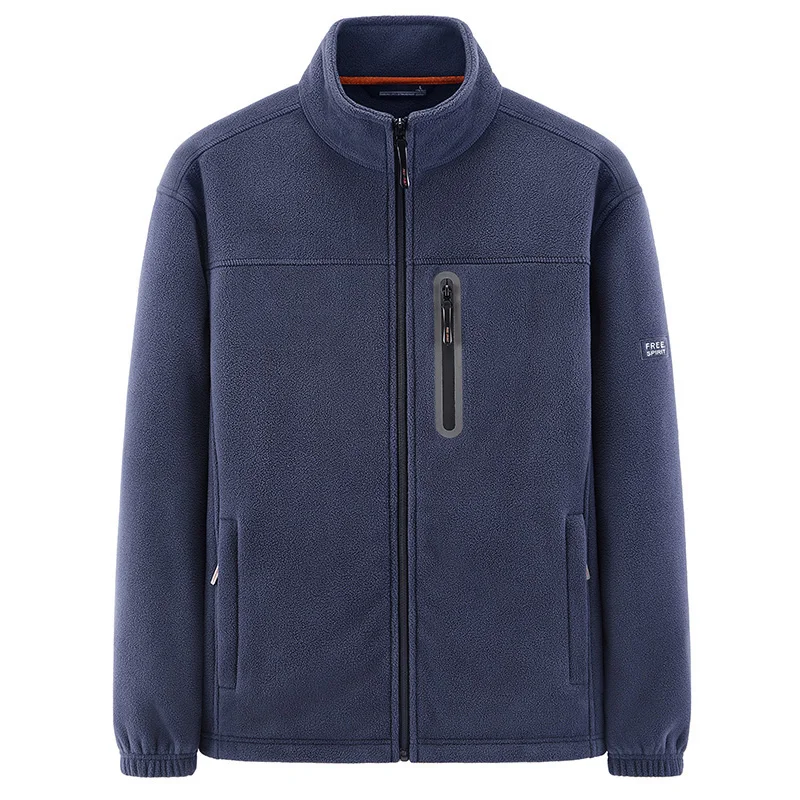 Chaquetas de lana Polar Softshell de invierno para hombre, Parkas tácticas militares con cremallera completa para exteriores, senderismo de montaña,