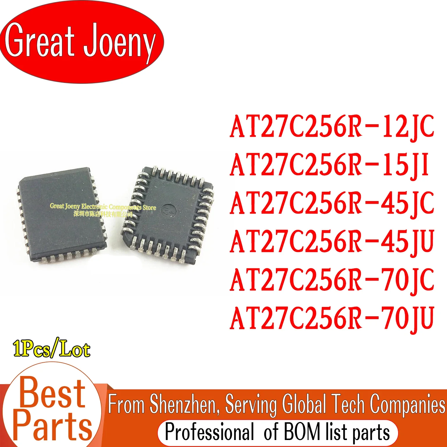 

AT27C256R AT27C256R-12JC AT27C256R-15JI AT27C256R-45JC AT27C256R-45JU AT27C256R-70JC AT27C256R-70JU IC Chipset Bulk Best Price