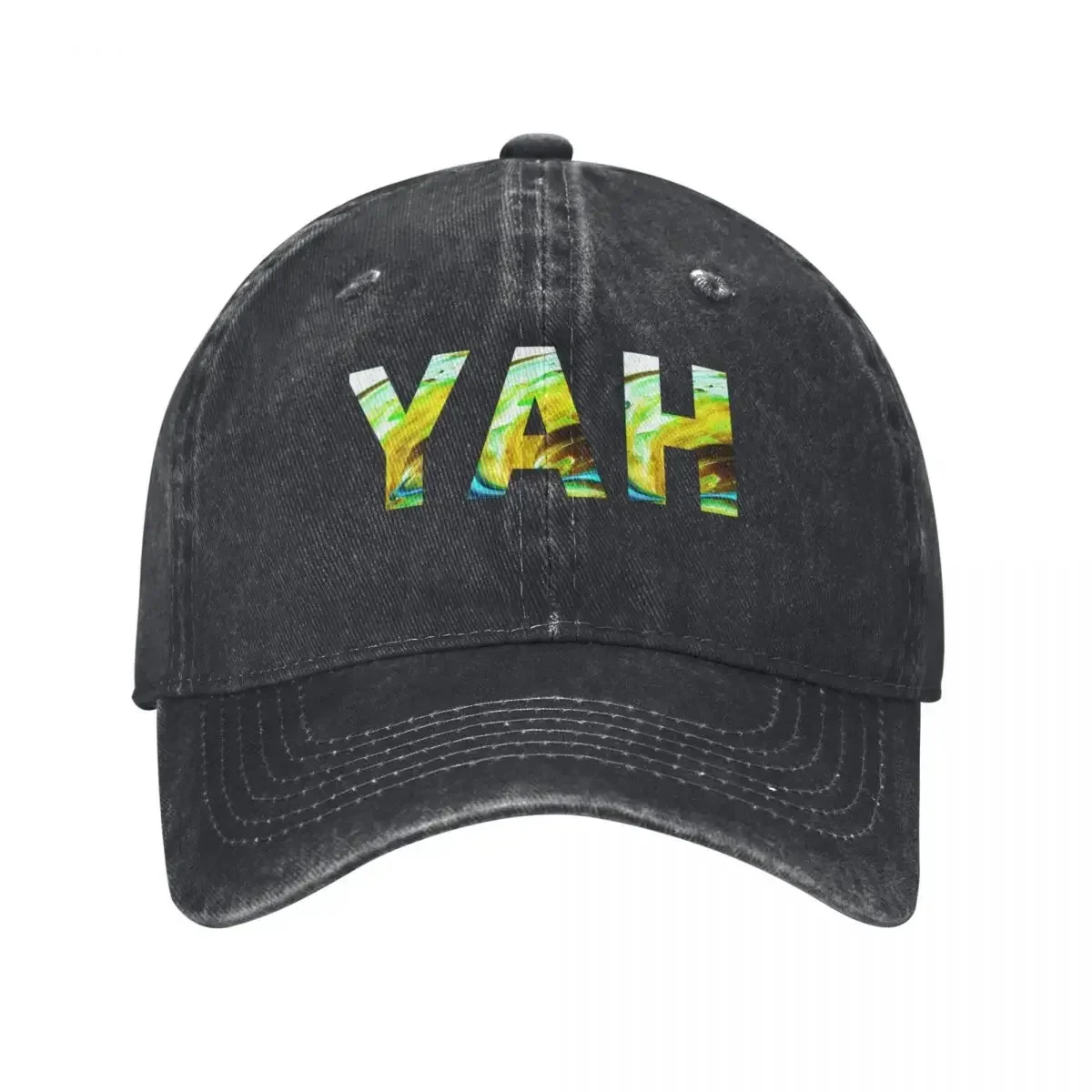 

Yah is short for Yahuah (the name of the LORD) Baseball Cap Bobble Hat Hip Hop fashionable Horse Hat Men Golf Wear Women's