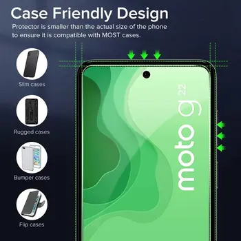 適用於摩托羅拉 Moto G10 G20 G30 G50 G60 G100 G200 G31 G41 G51 G71 G22 G52 G82 E40 E20 的 3 片強化玻璃螢幕保護貼 8 最佳銷售 摩托羅拉 G51 5G - №7