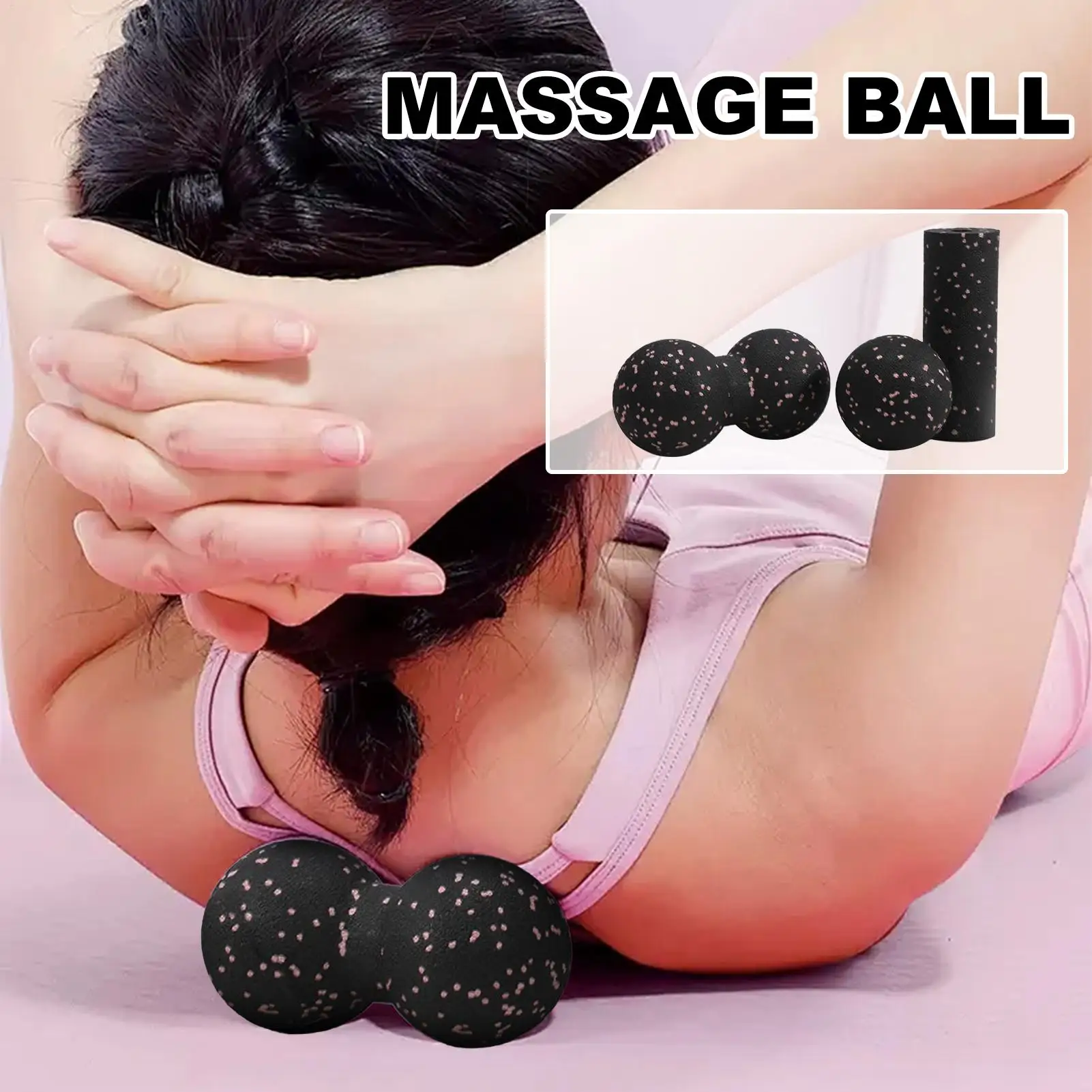 كرة تدليك محمولة يدوية مدلك أداة تدليك القدم للنساء نعال العضلات والرقبة الاسترخاء الرعاية المنزلية الصالة الرياضية اليوغا السفر #6