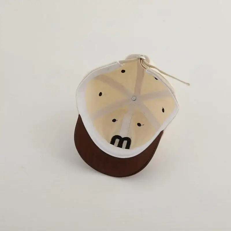 Fashion Kids Splicing Letter Peaked Cap Children Outdoor Vacation Sunscreen Caps Girl Baby Cotton Baseball Hats Boys Casual Hat