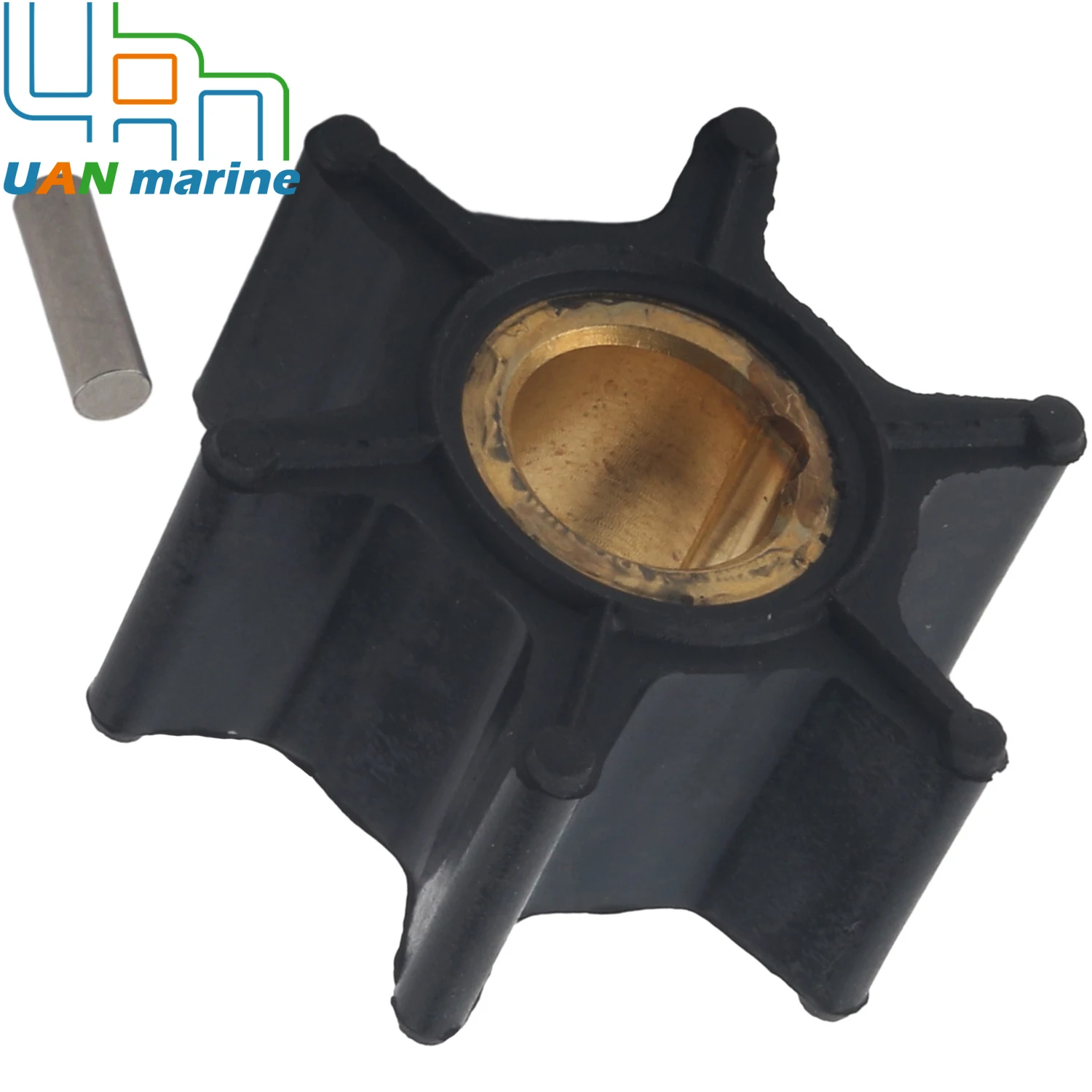 

0389576 0433914 0777822 Подходит для подвесного двигателя Evinrude Johsnon OMC BRP 4, 4,5 5, 6, 8 л.с., крыльчатка водяного насоса с ключом 0433936 0436137